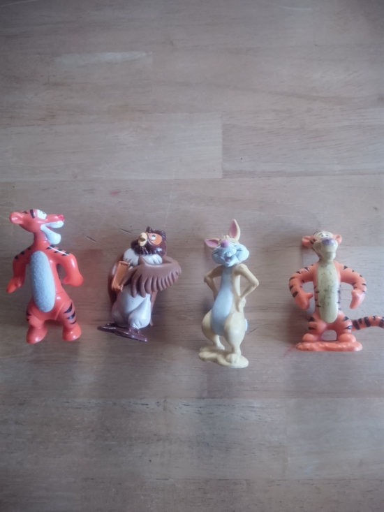 Other - Winnie-the-Pooh Character Figurine Lot - Tigger, Rabbit, Owl